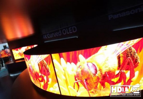 CES 2014: Изогнутые 4К OLED дисплеи Panasonic