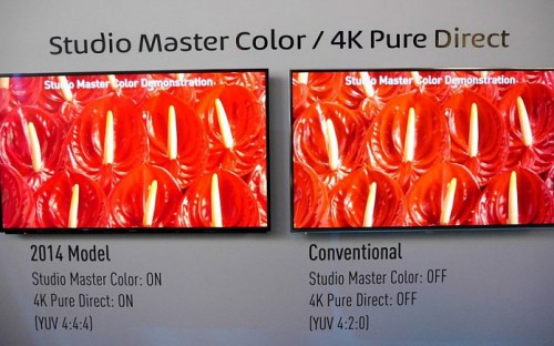 4K  LED  Panasonic Studio Master  CES 2014