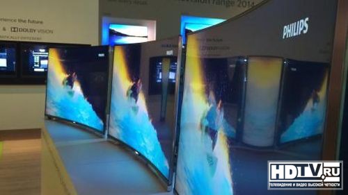 Изогнутые 4K телевизоры Philips с поддержкой Ambilight Изогнутые 4K телевизоры Philips с поддержкой Ambilight