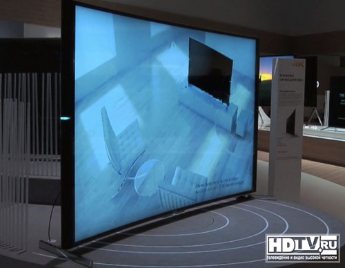 4K Ultra HD телевизор Sony BRAVIA S90 с изогнутым экраном (видео)