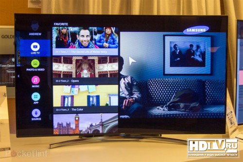  CES 2015 Samsung  Smart TV Tizen