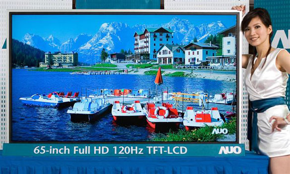 AUO T645HW01: 65" LCD-��������� � �������� ������������ ��������� 120 ��