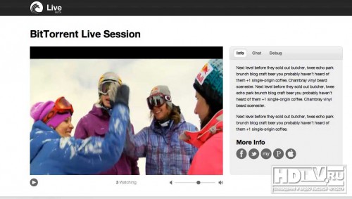 BitTorrent Live     