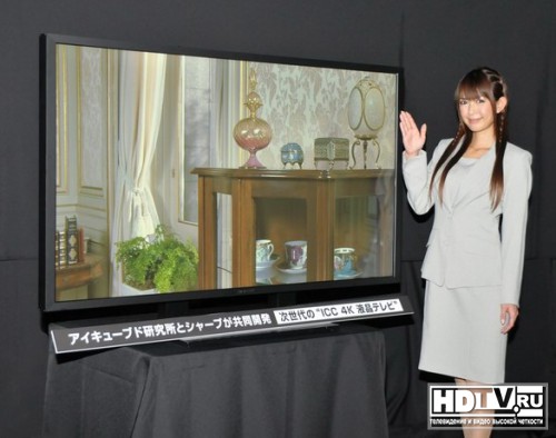 IFA 2012: 4K  Sharp   ICC