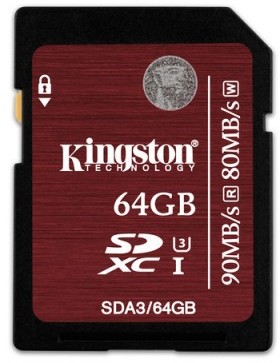 Kingston представляет скоростные карты памяти SDHC / SDXC для 4К видео Kingston представляет скоростные карты памяти SDHC / SDXC для 4К видео