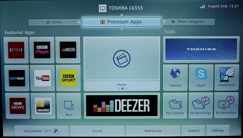  3D  Toshiba 58L7365 