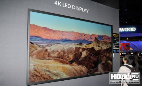  NAB 2014: 98"  84" 4K  Panasonic