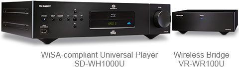 Новый Blu-ray плеер Sharp SD WH1000U с технологией WISA Новый Blu-ray плеер Sharp SD WH1000U с технологией WISA
